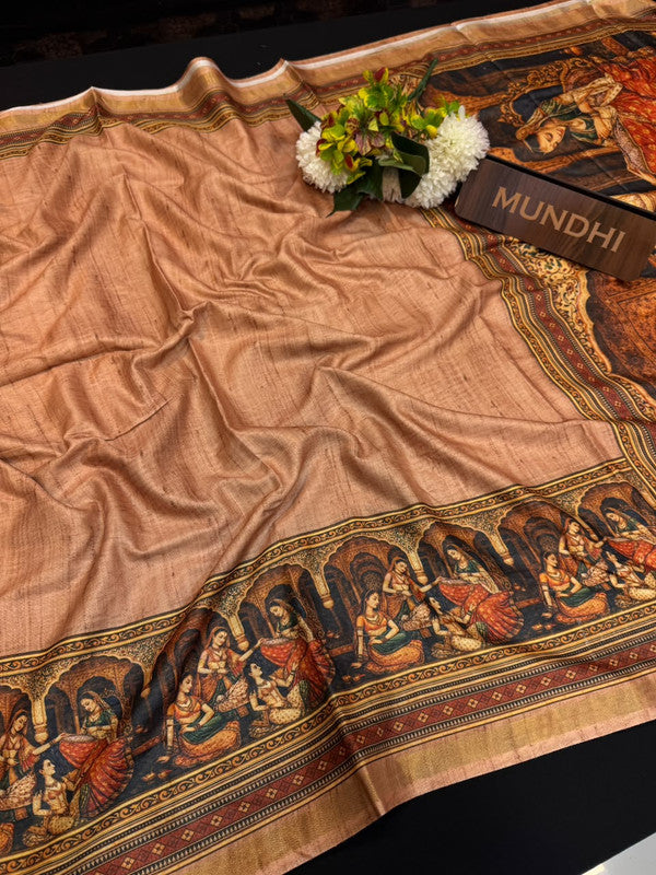 Rashika Fancy Saree with zari and print design