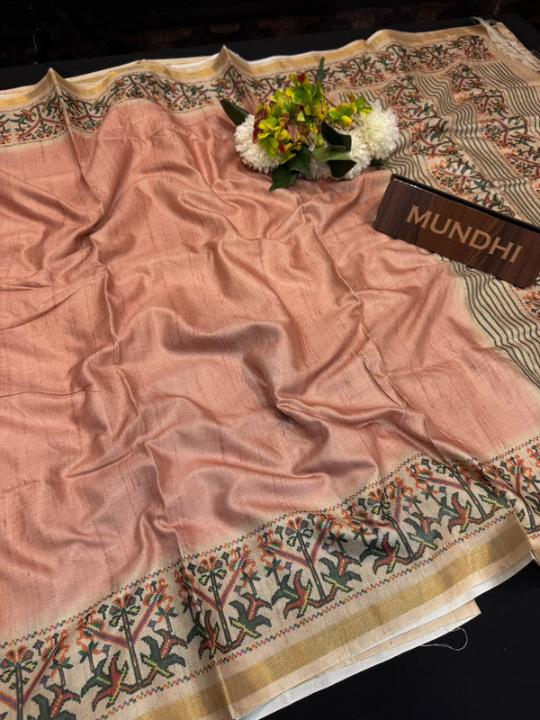 Rashika Fancy Saree with zari and print design