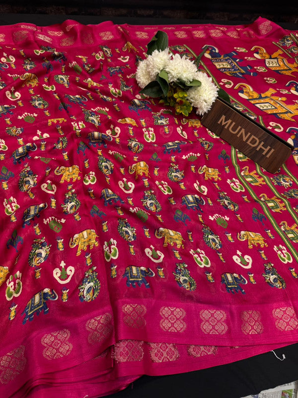 Royal Butta Fancy Saree with fancy zari work for women