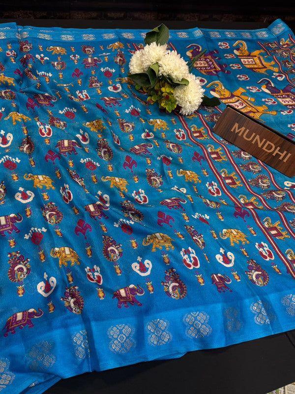 Royal Butta Fancy Saree with fancy zari work for women