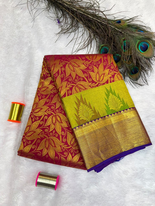 Pure Silk |Handloom Wedding Saree | M275