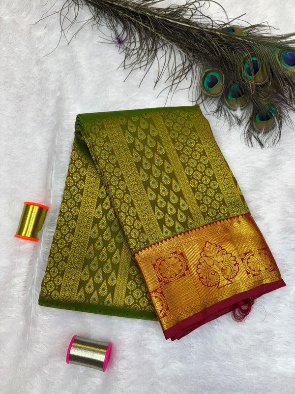 Pure Silk |Handloom Wedding Saree | M283