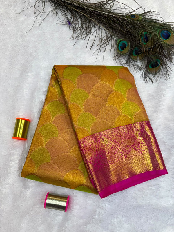 Pure Silk |Handloom Wedding Saree | M294