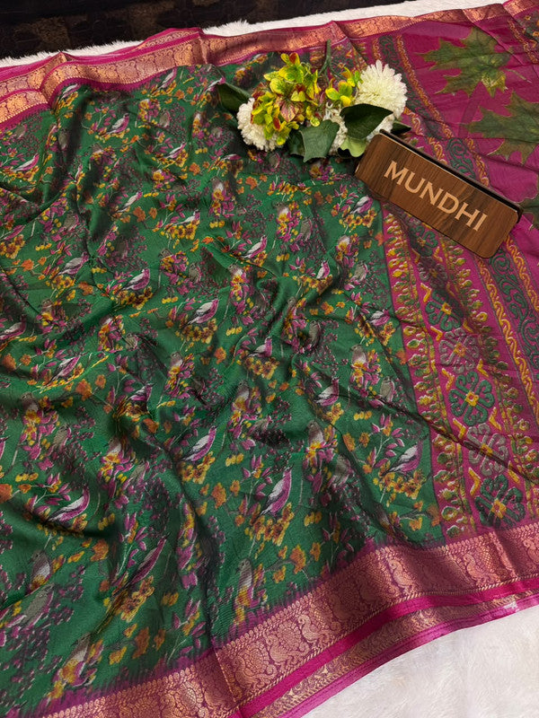 Tripta Silk Fancy Saree with fancy zari work for women