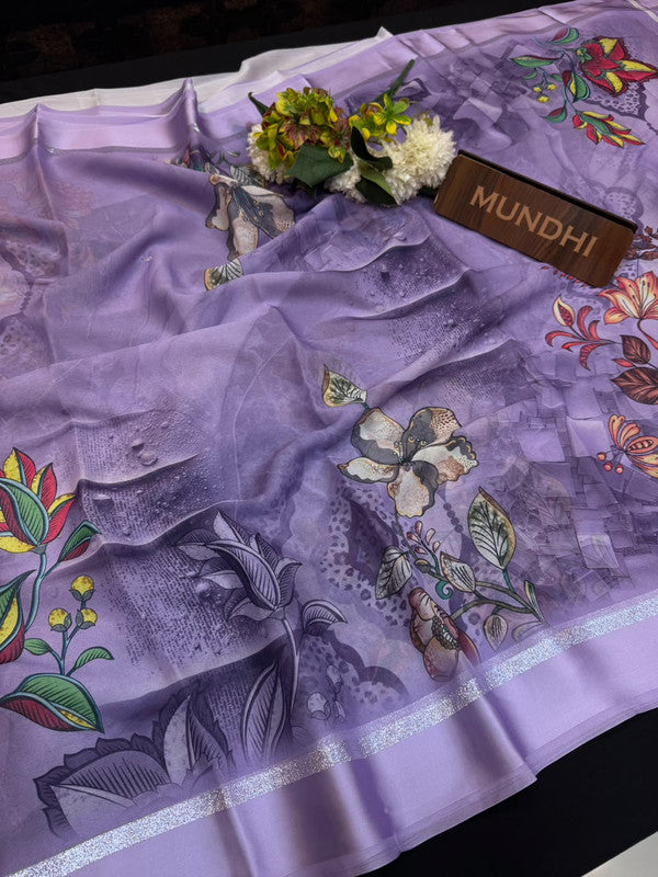 Tripta Silk Fancy Saree with fancy zari work for women