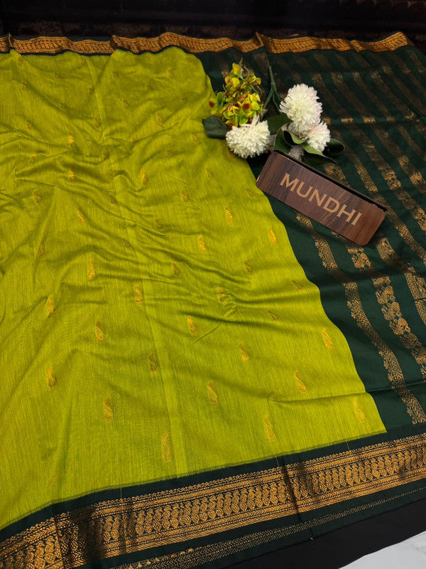 Kalyani Cotton Saree with |Zari Border for Women| KY49