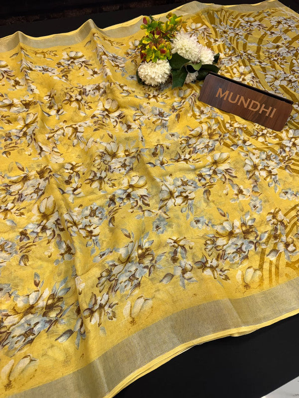 Soft Linen Saree | Take 5 Saree's Each saree Rs.199/- Only | SL21