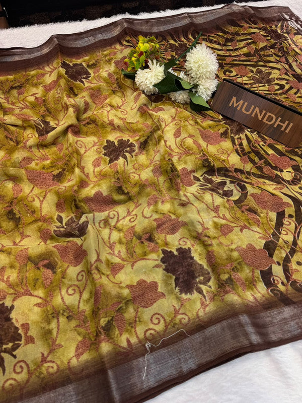 Soft Linen Saree | Take 5 Saree's Each saree Rs.199/- Only | SL89