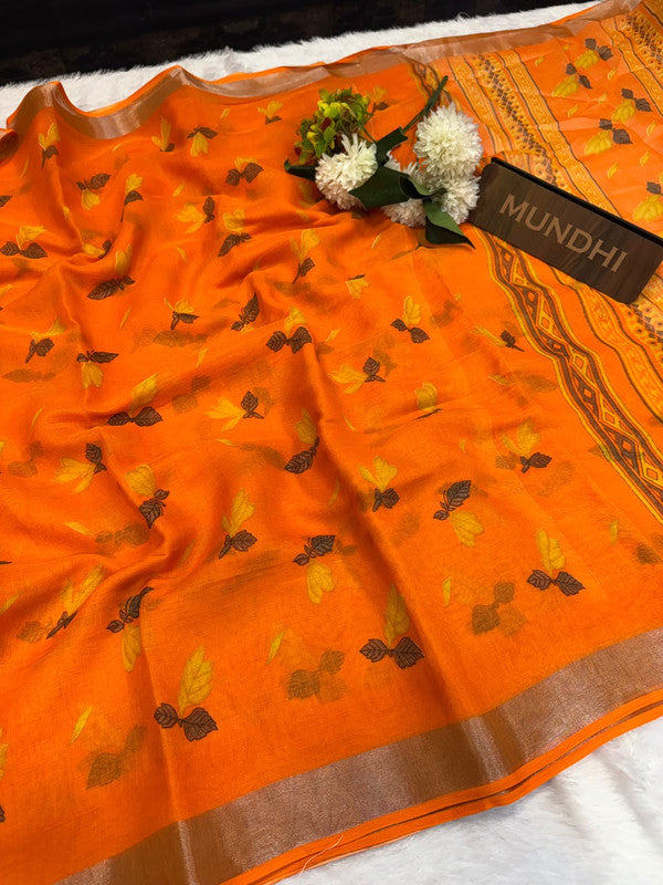 Soft Linen Saree | Take 5 Saree's Each saree Rs.199/- Only | SL88