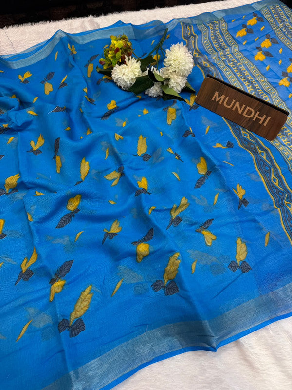 Soft Linen Saree | Take 5 Saree's Each saree Rs.199/- Only | SL96