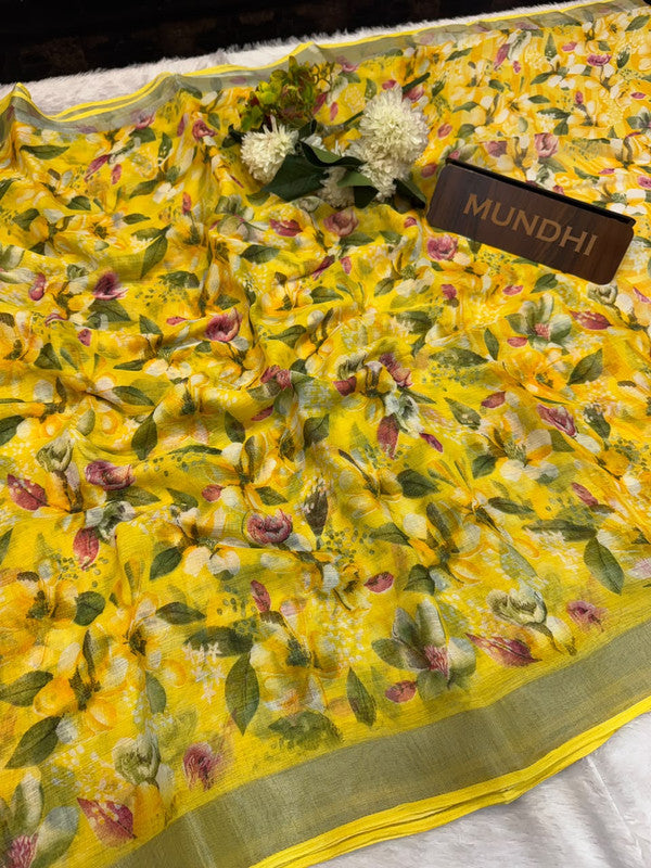 Soft Linen Saree | Take 5 Saree's Each saree Rs.199/- Only | SL108