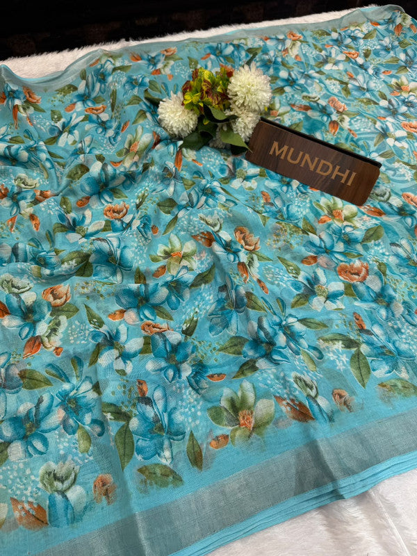 Soft Linen Saree | Take 5 Saree's Each saree Rs.199/- Only | SL117