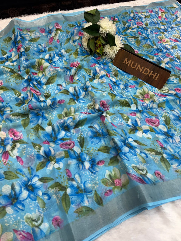Soft Linen Saree | Take 5 Saree's Each saree Rs.199/- Only | SL115