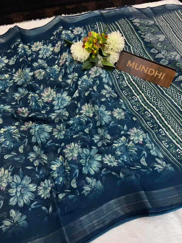 Soft Linen Saree | Take 5 Saree's Each saree Rs.199/- Only | SL118