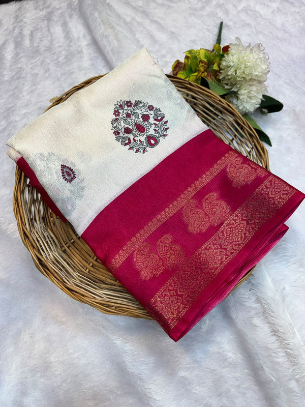 Chandrika Fancy Saree with Elagent Zari| CD13
