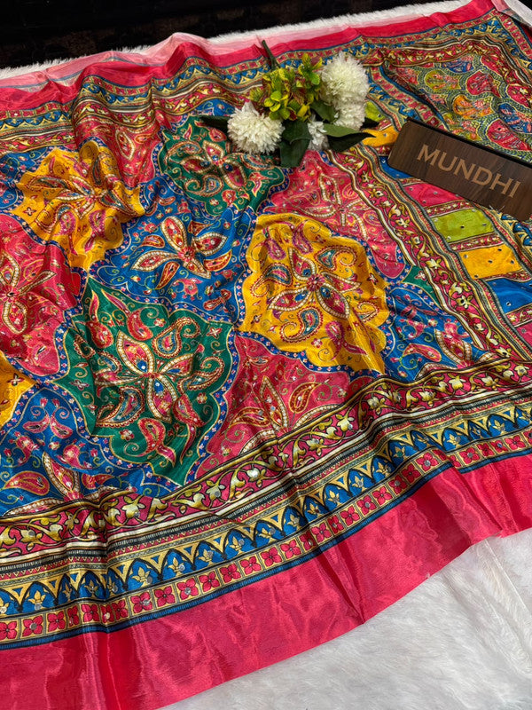 Chinon Mirror  Masakali |Take 5Saree Extra10% Discount| CM69