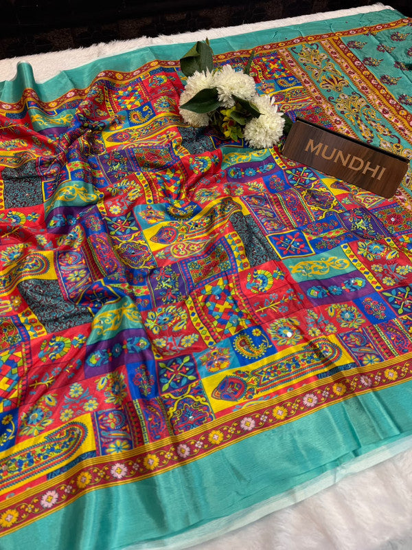 Chinon Mirror  Masakali |Take 5Saree Extra10% Discount| CM73