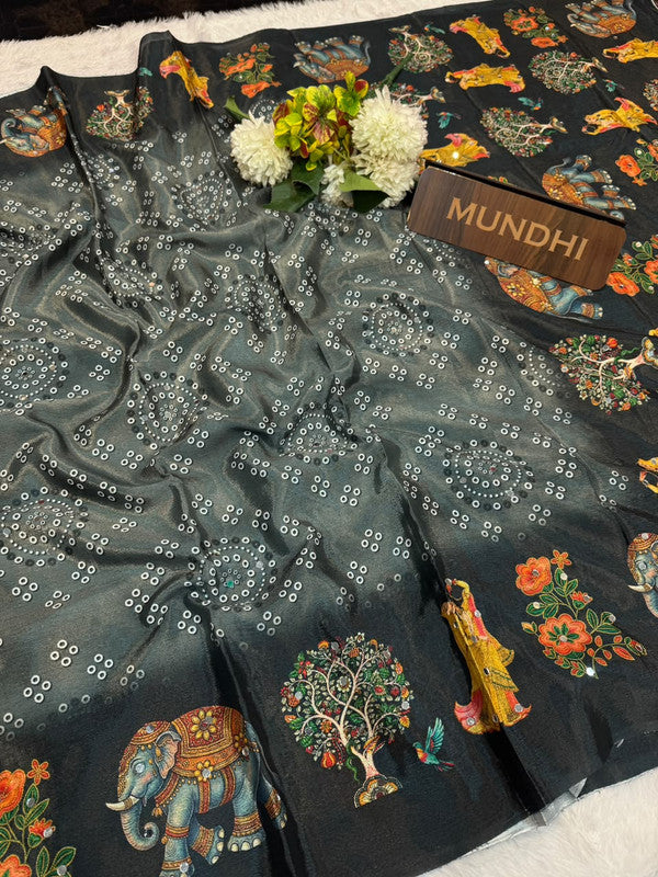 Heera Moti Fancy Sarees in fancy fabric for party wear