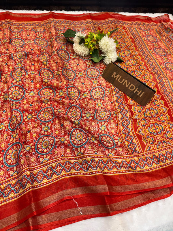 Mal Cotton Saree with Elagent Design