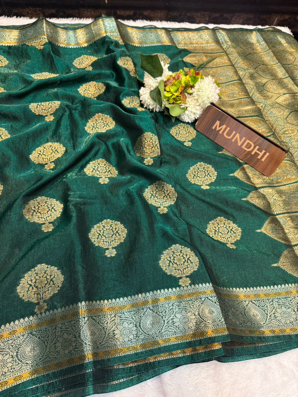 Siddharth Bulish Elegance Fancy Saree | Zari Work | BU09