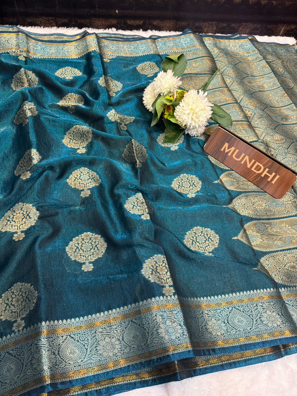 Siddharth Bulish Elegance Fancy Saree | Zari Work | BU08