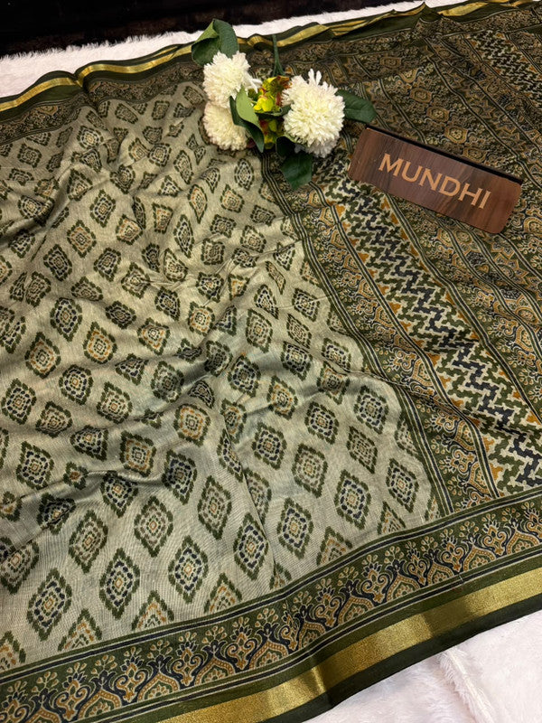 Tanishq Exclusive Fancy Silk Saree for women in traditional style