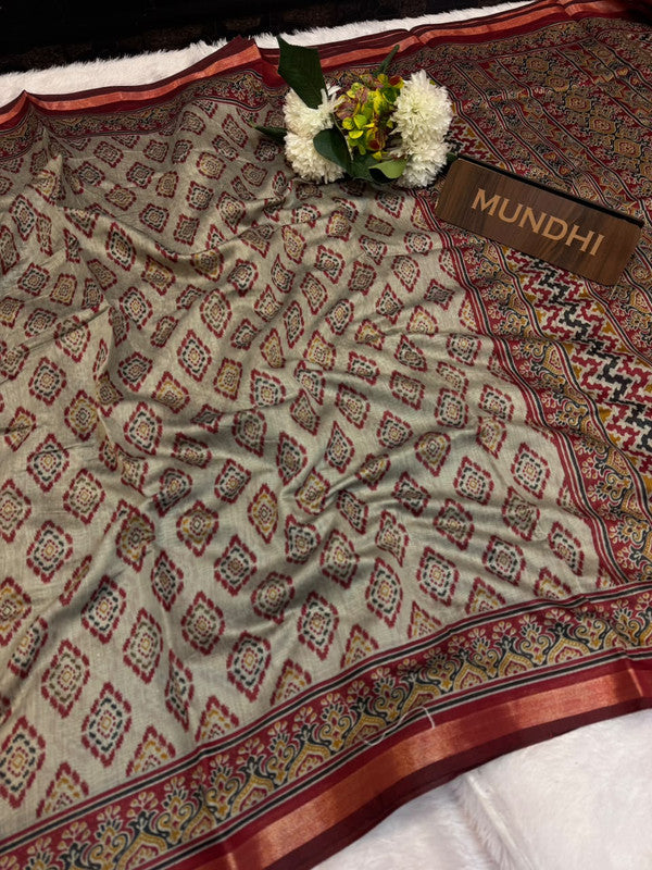Tanishq Exclusive Fancy Silk Saree for women in traditional style