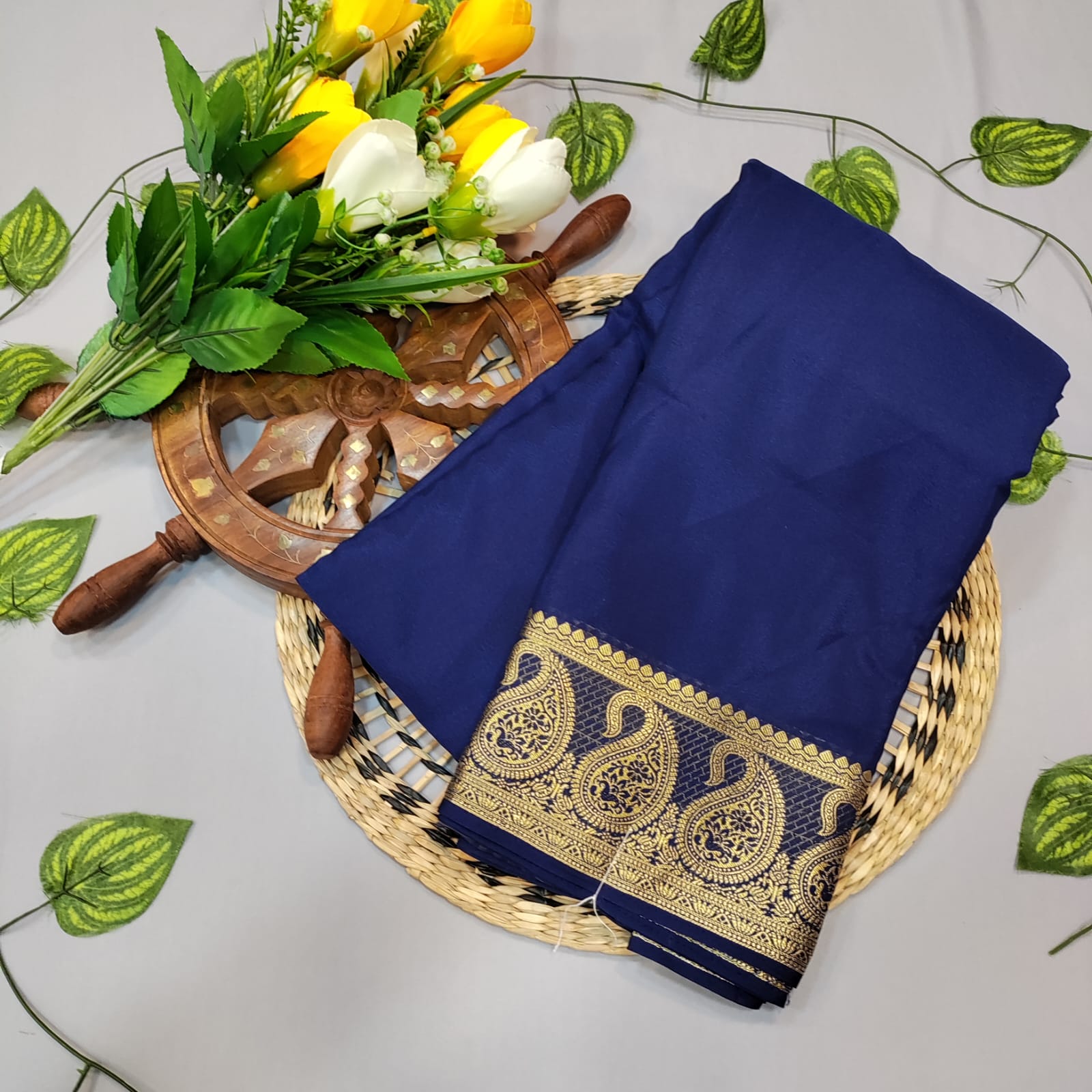 Mysore Crepe Silk Saree