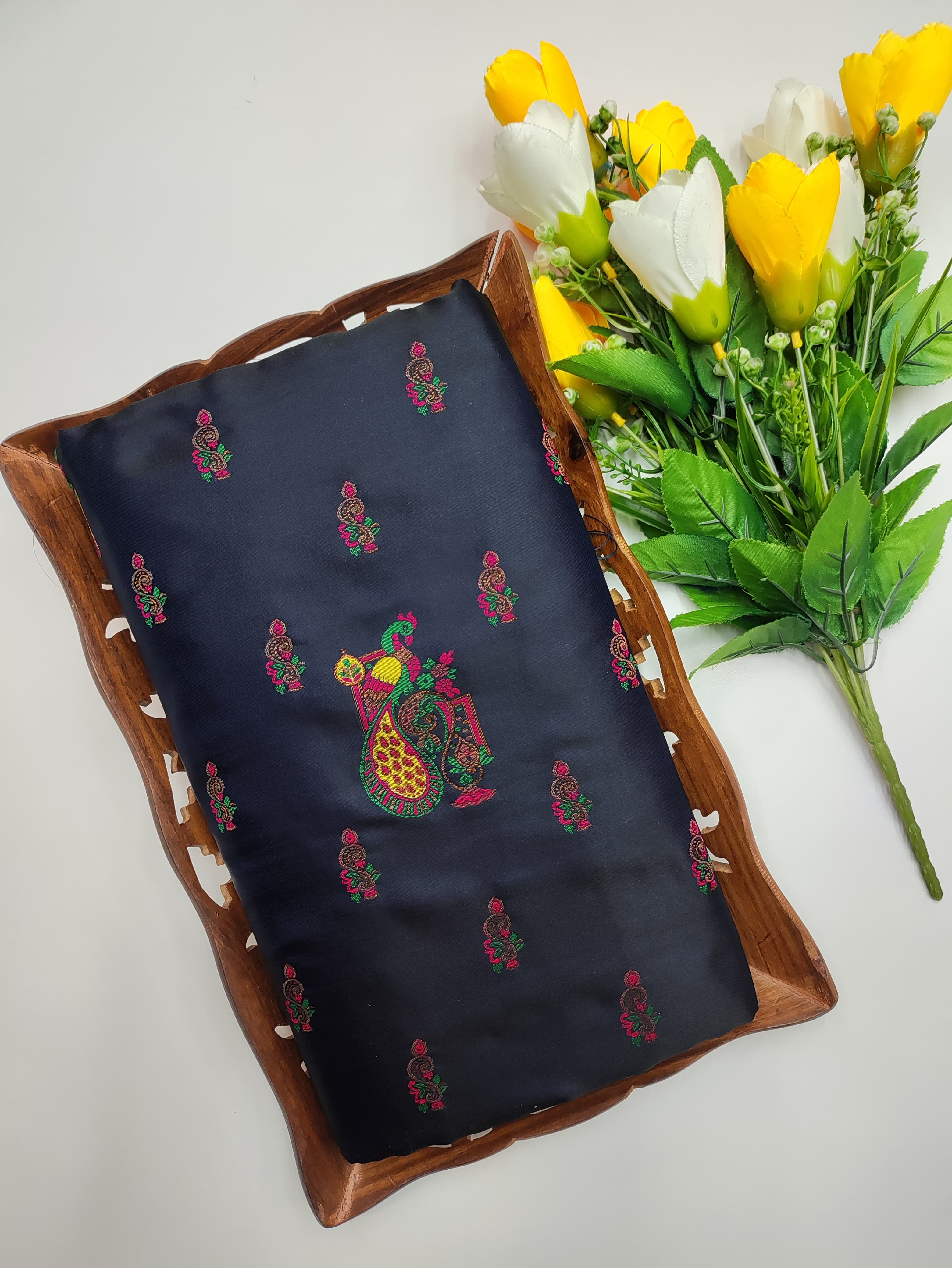 Luxury Satin Saree (pre booking 10 days)