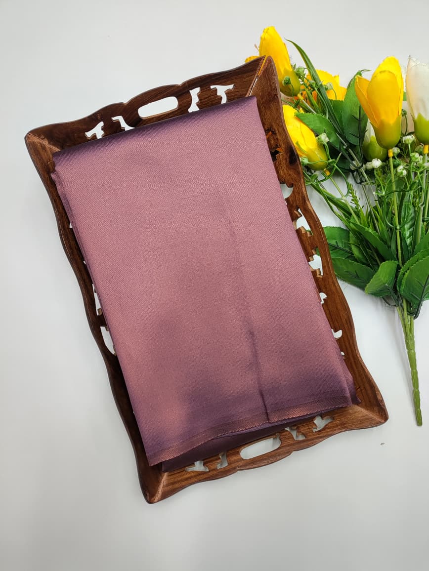 Trisha Inspired Plain Saree