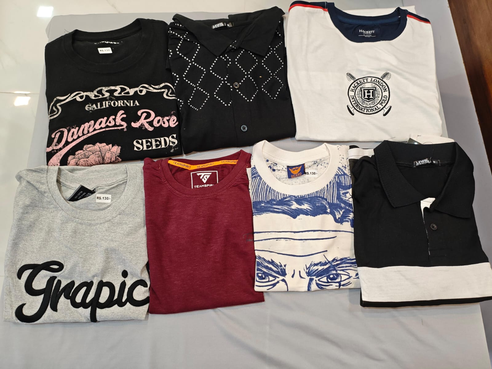 7 T-shirts(Size-M)
