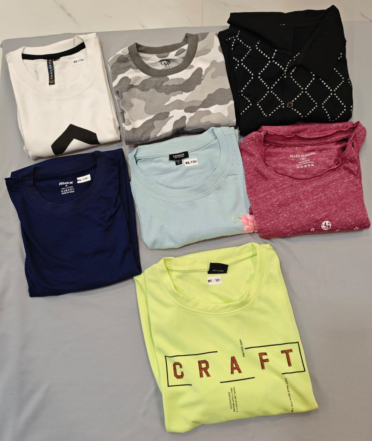 7 T-shirts(Size-M)