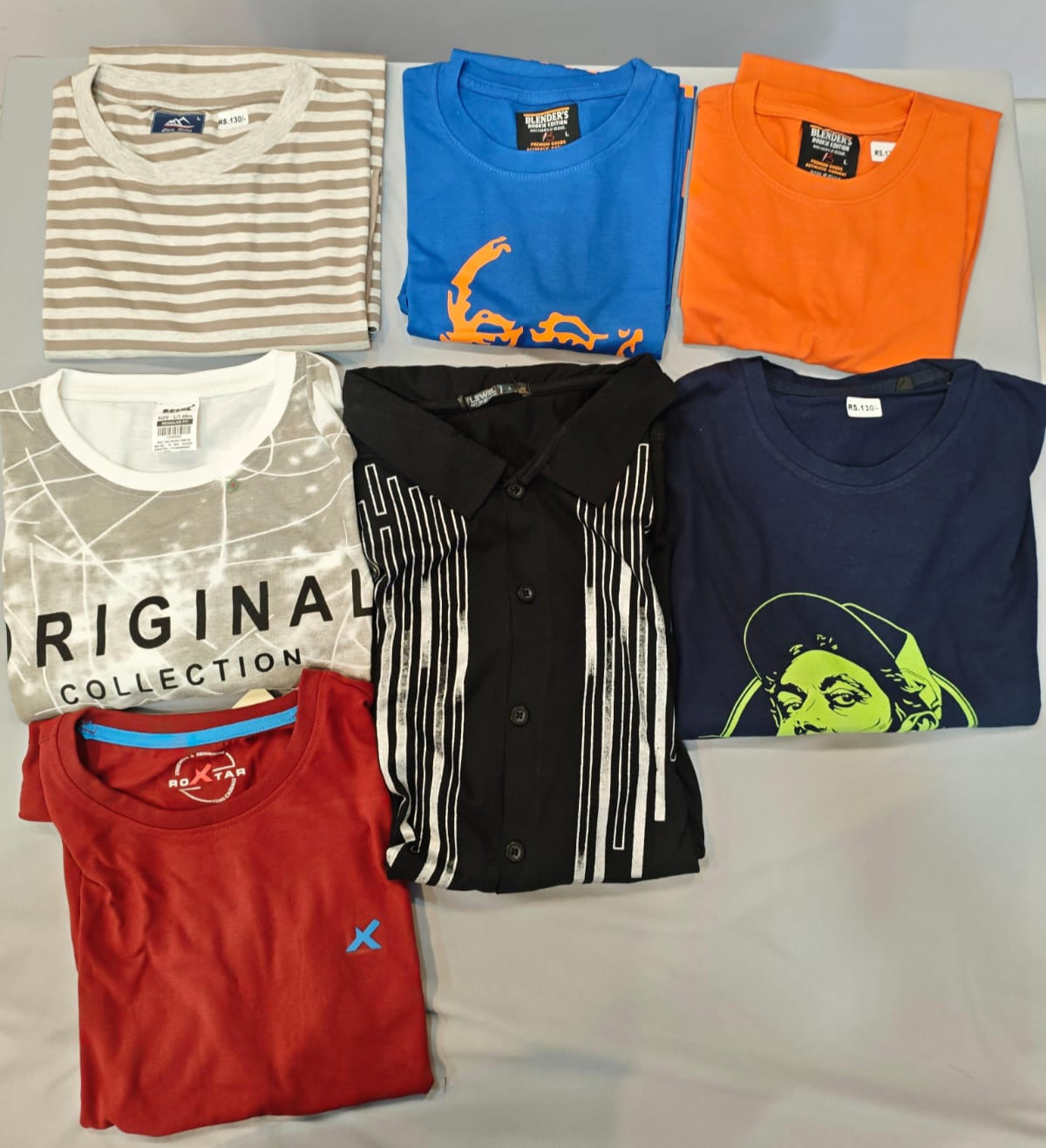 7 T-shirts(Size-L)