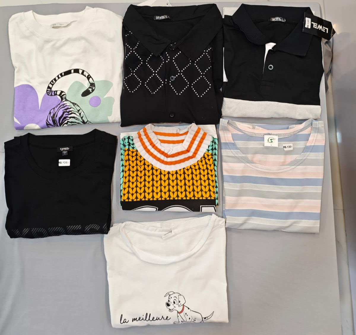 7 T-shirts(Size-L)