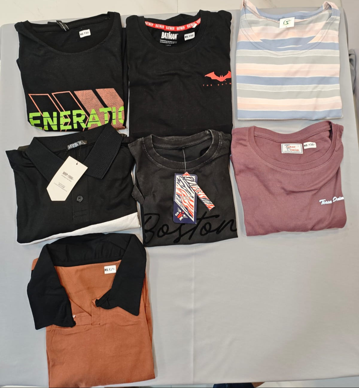 7 T-shirts(Size-L)