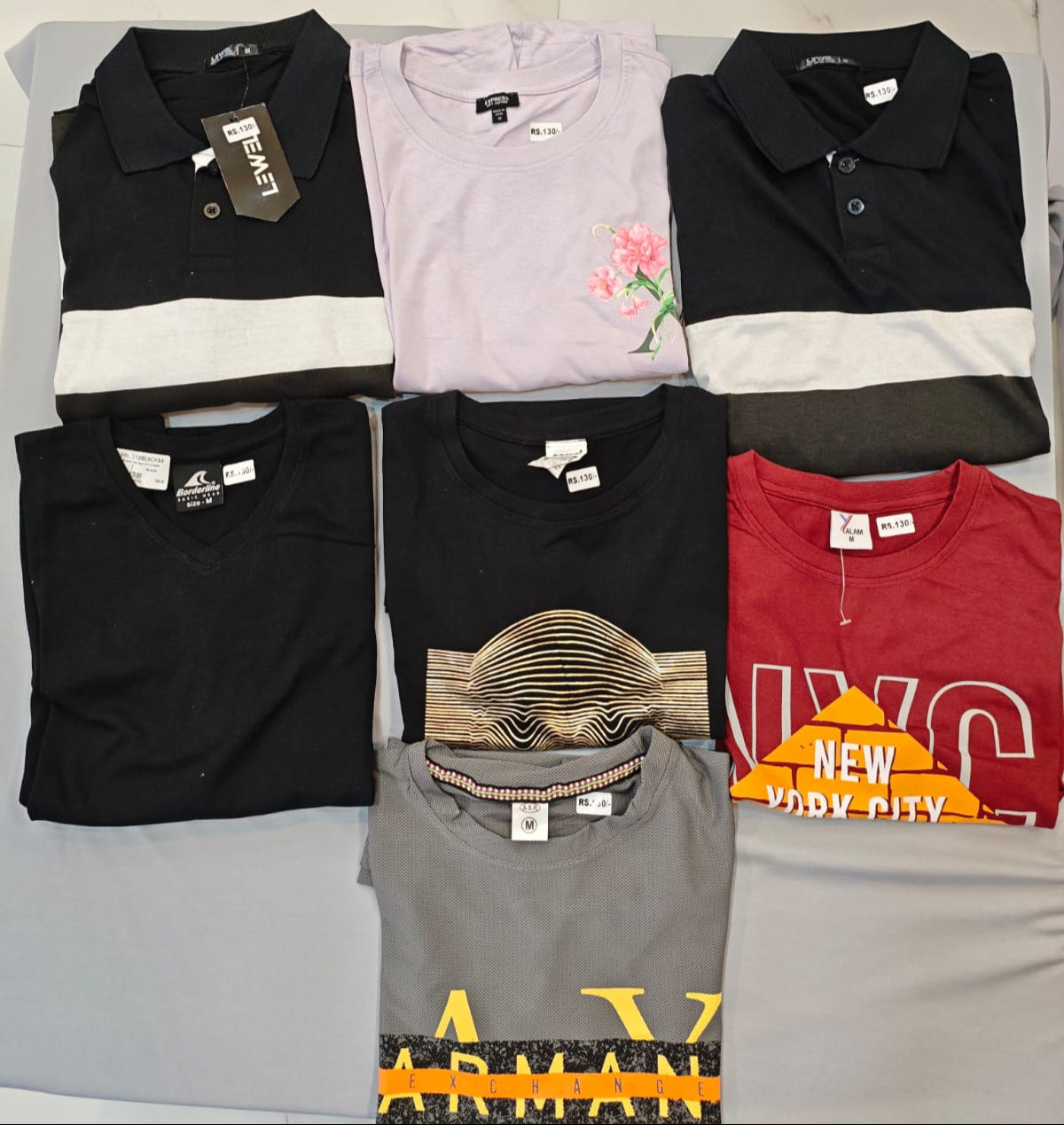 7 T-shirts(Size-M)
