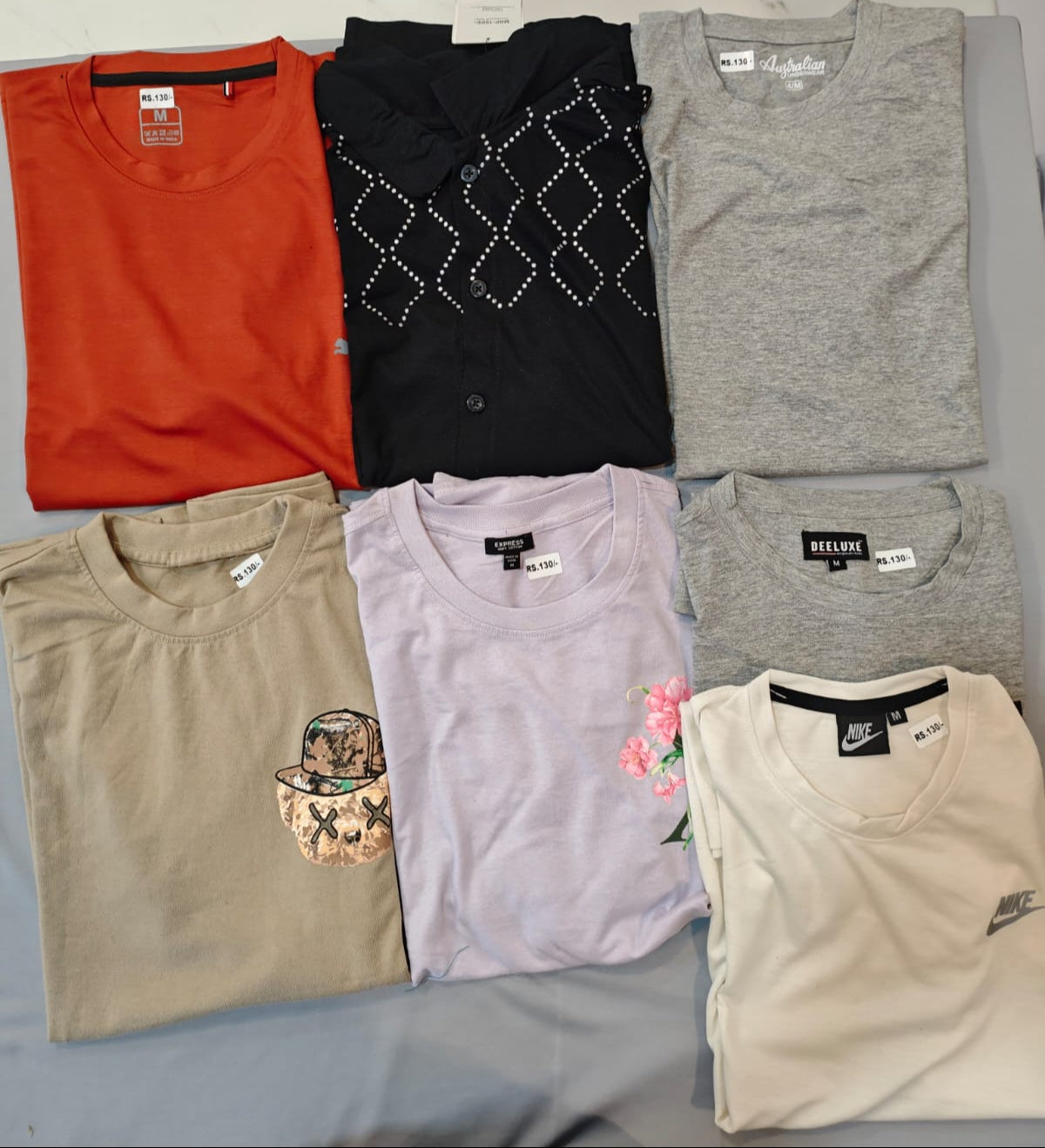 7 T-shirts(Size-M)