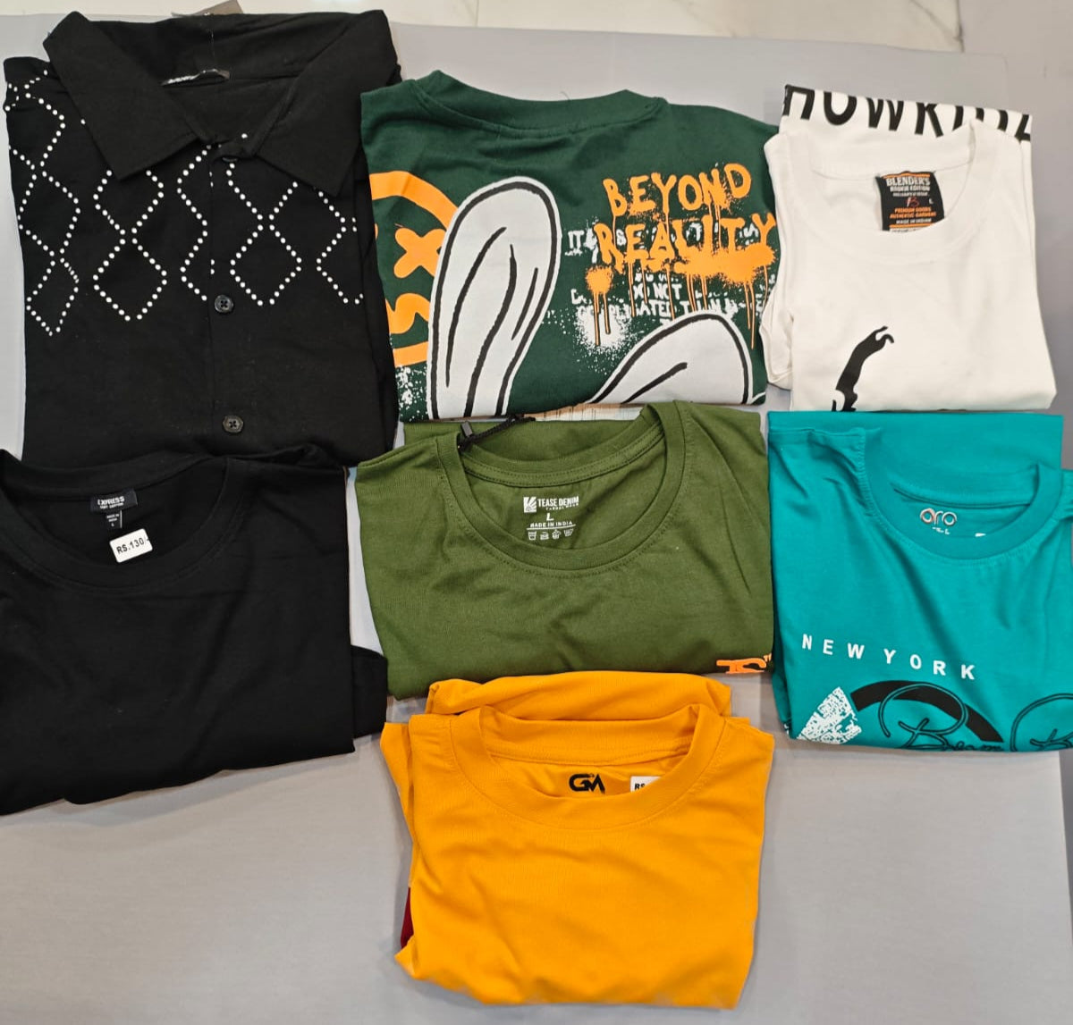 7 T-shirts(Size-L)
