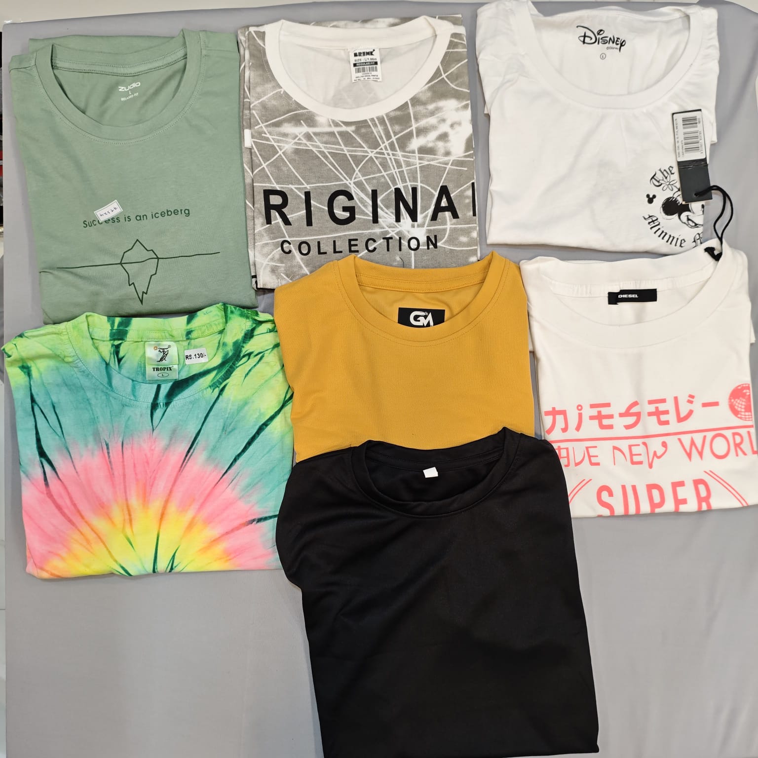7 T-shirts(Size-L)
