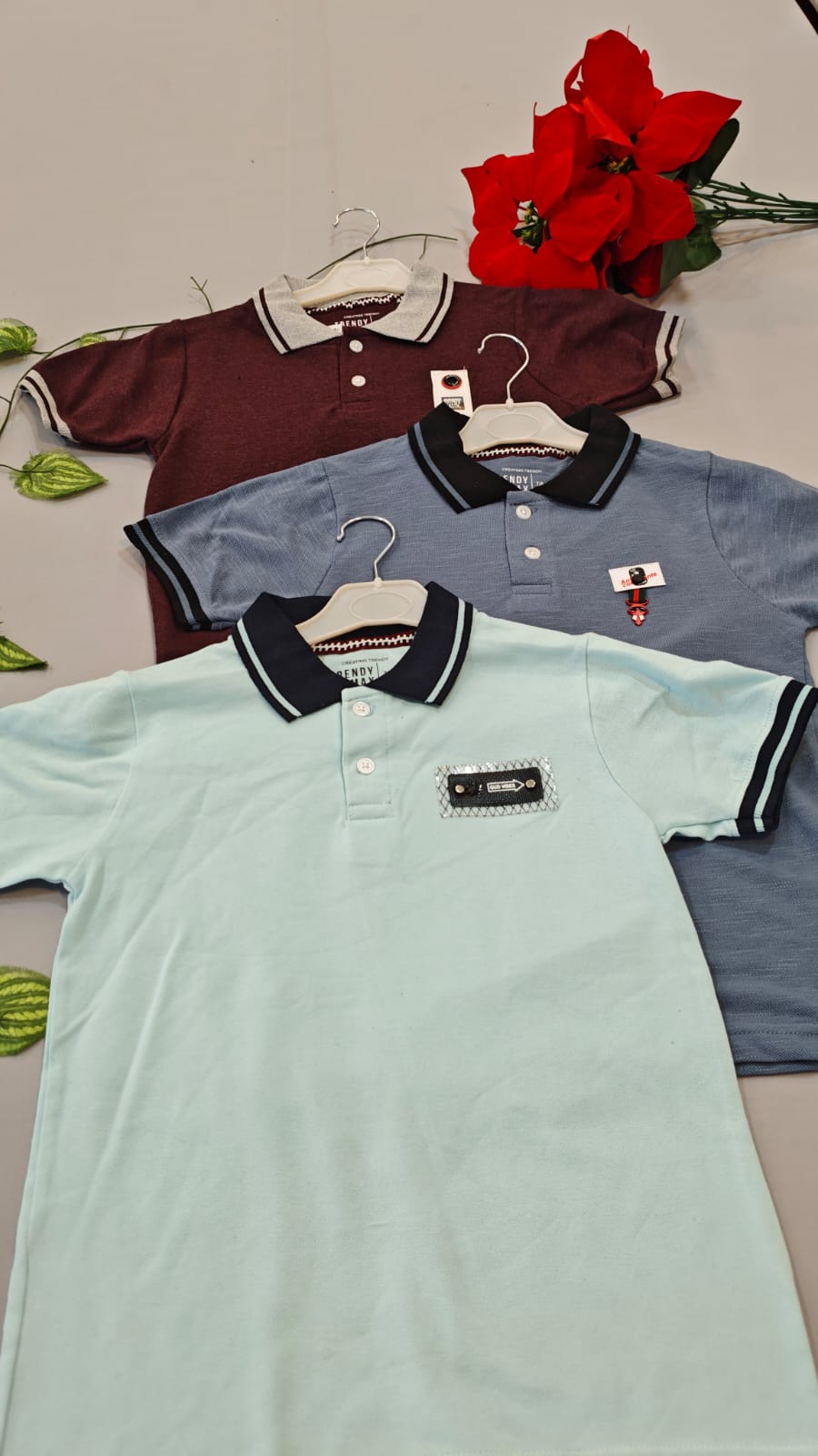 3 Polo T-Shirts(7 to 8 Years)