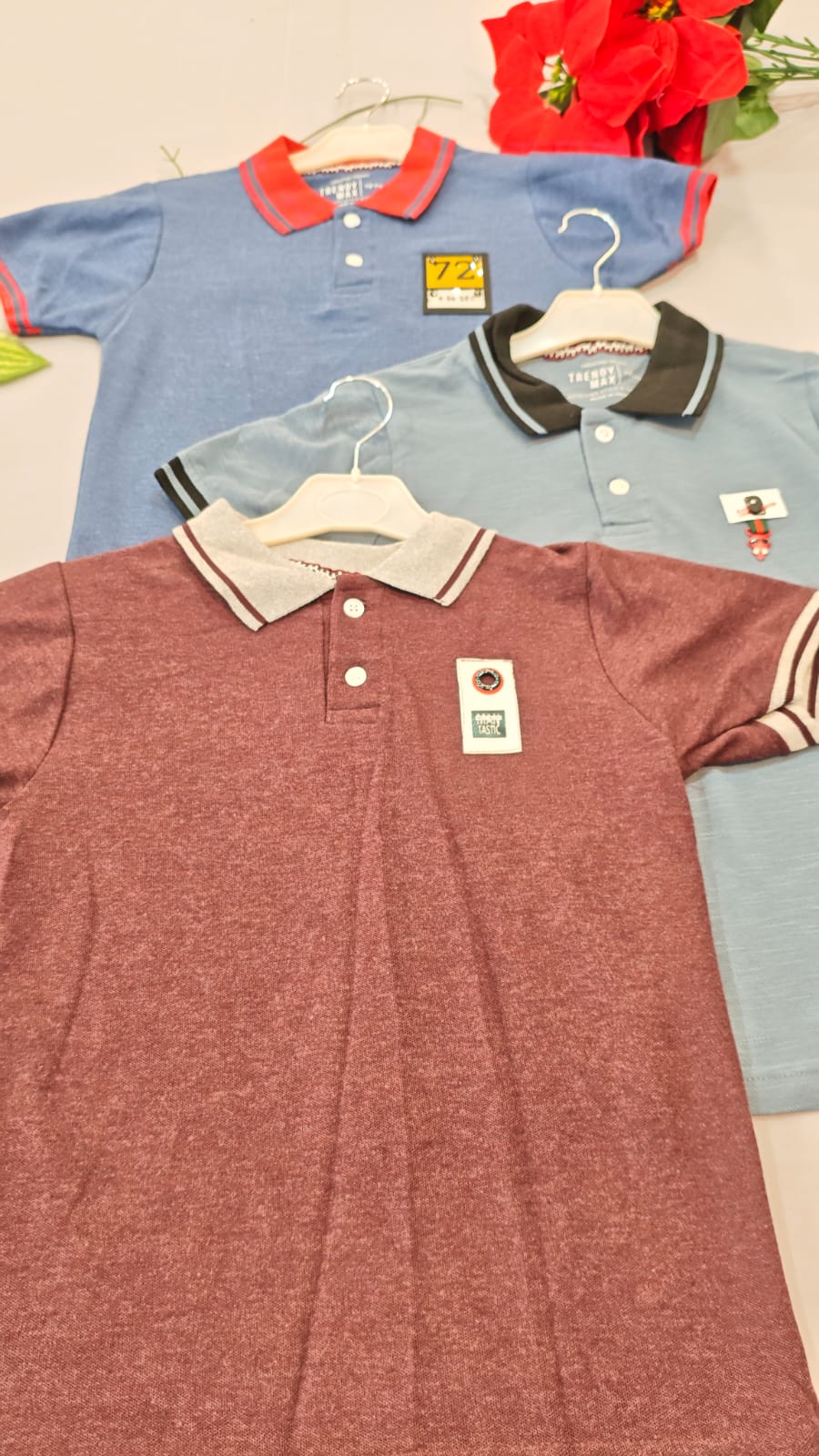3 Polo T-Shirts(7 to 8 Years)