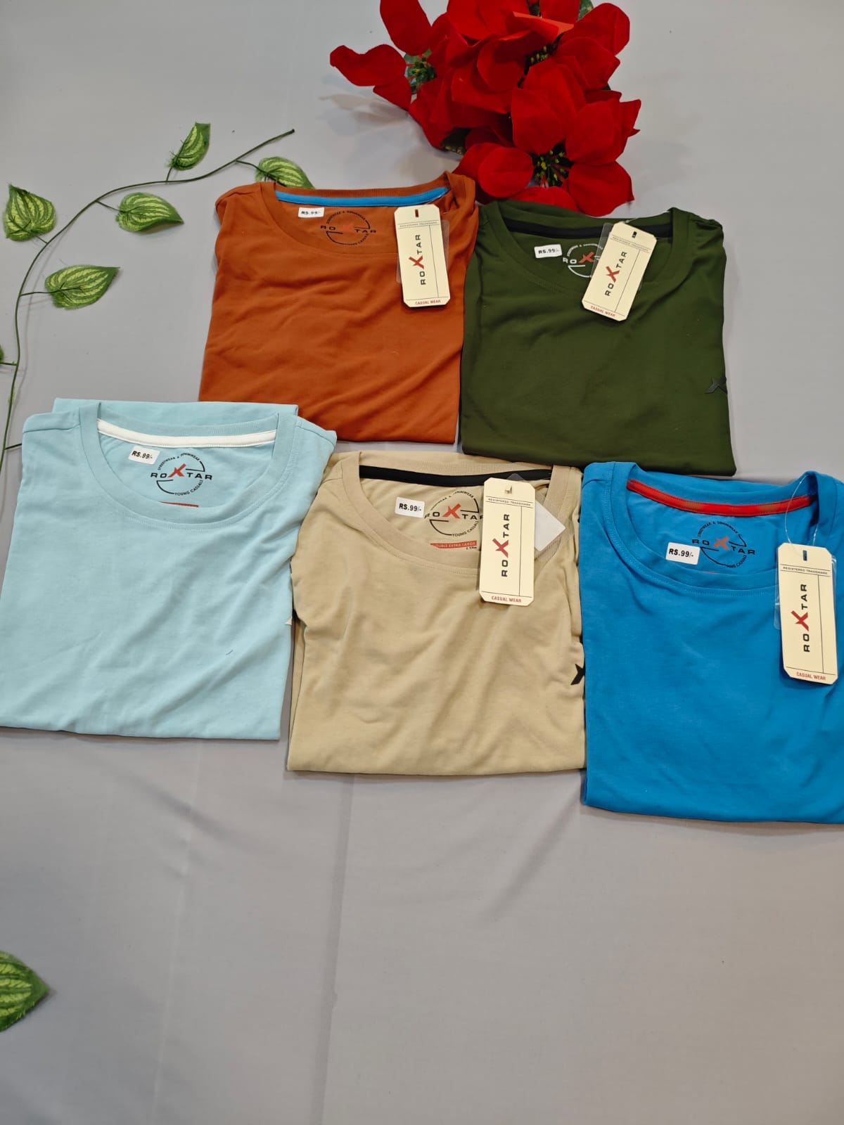 5 Plain T-Shirt