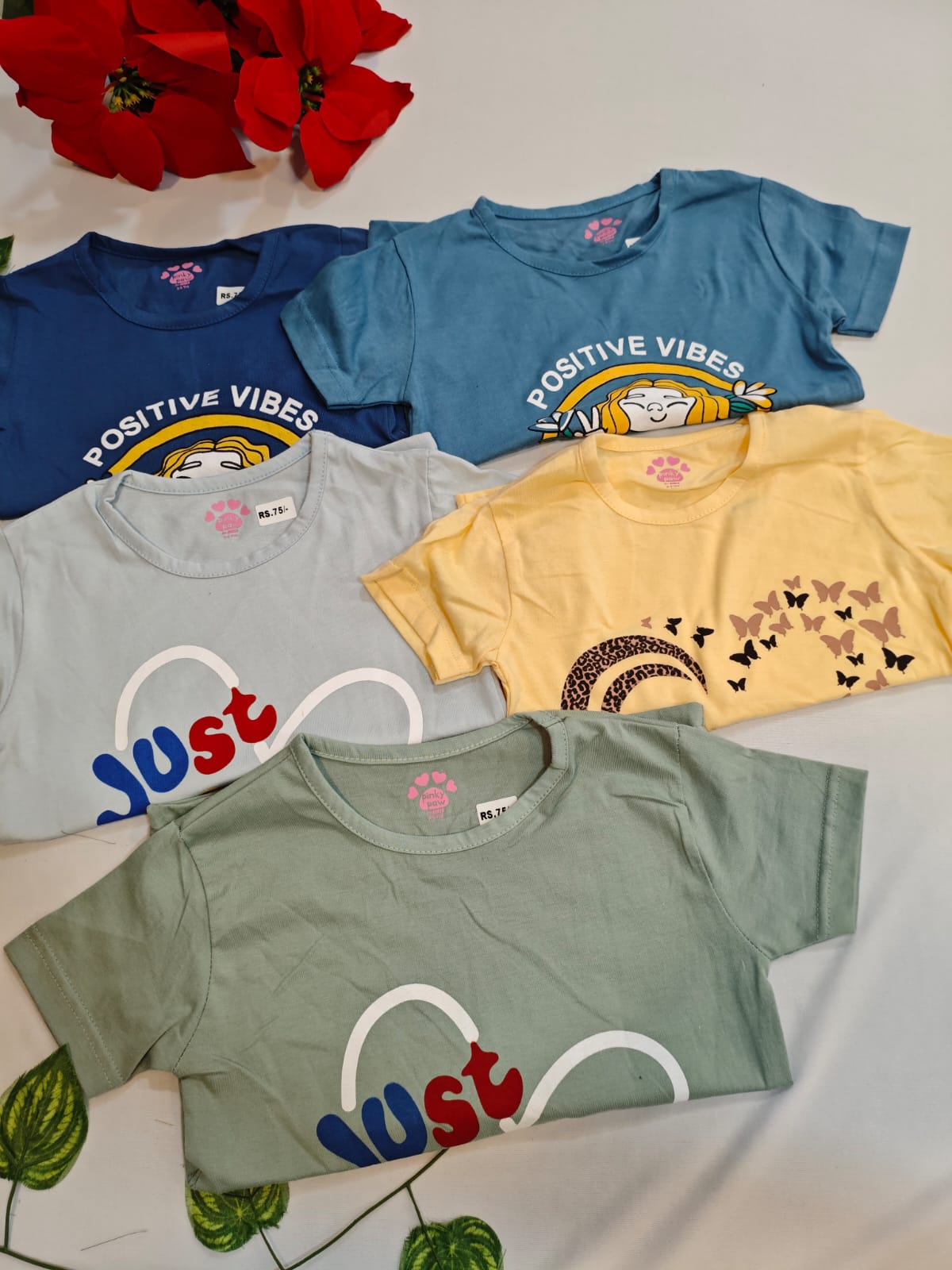5 Girls Tshirt(2Year)