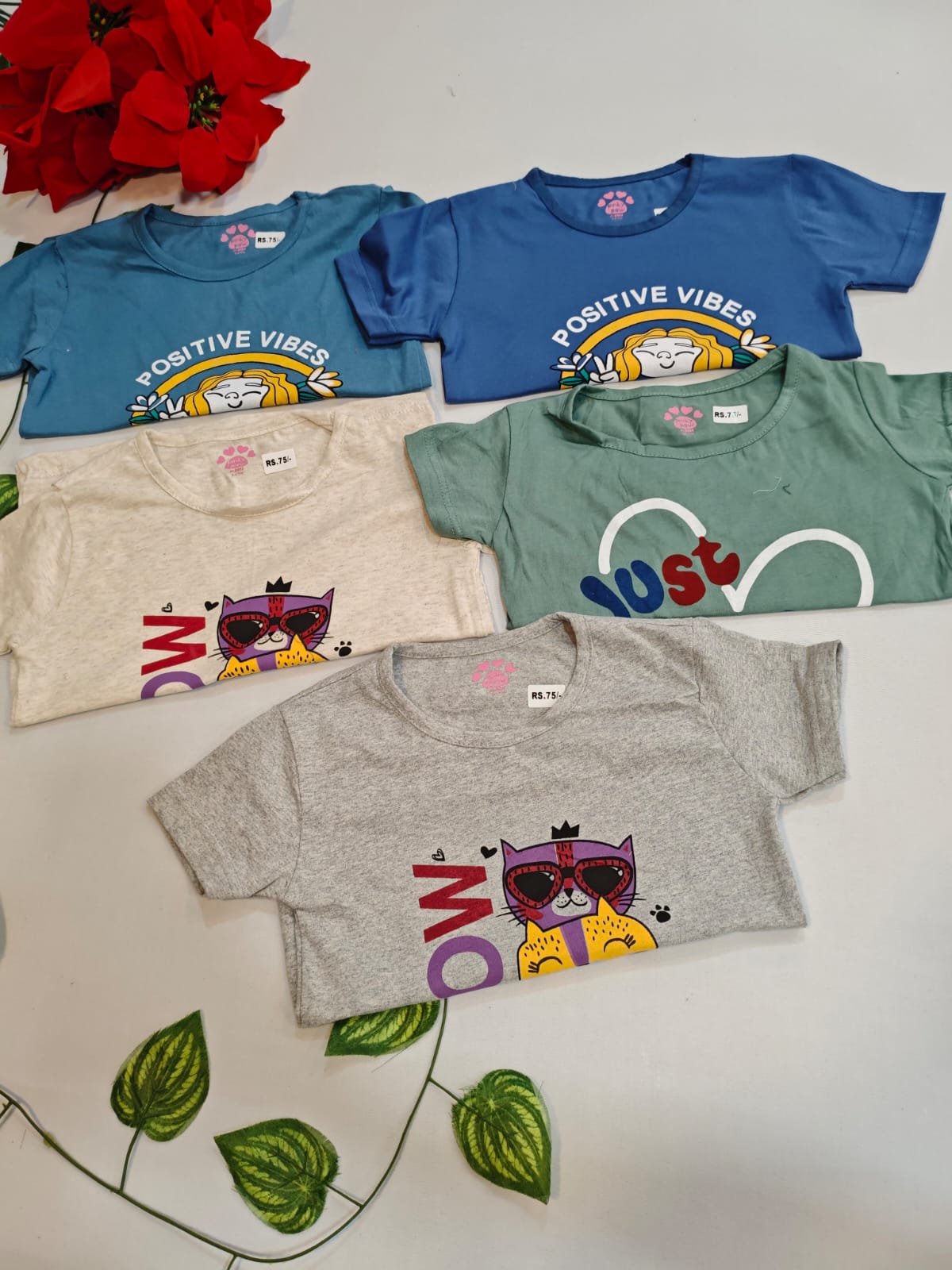 5 Girls Tshirt(2Year)