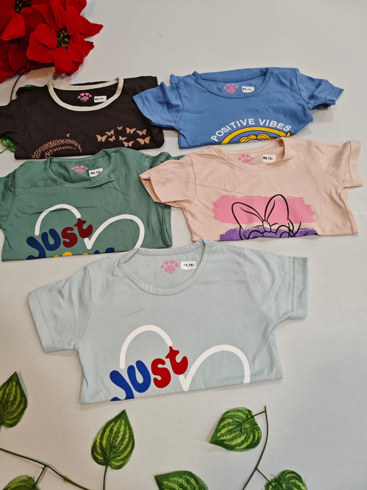 5 Girls Tshirt(2Year)