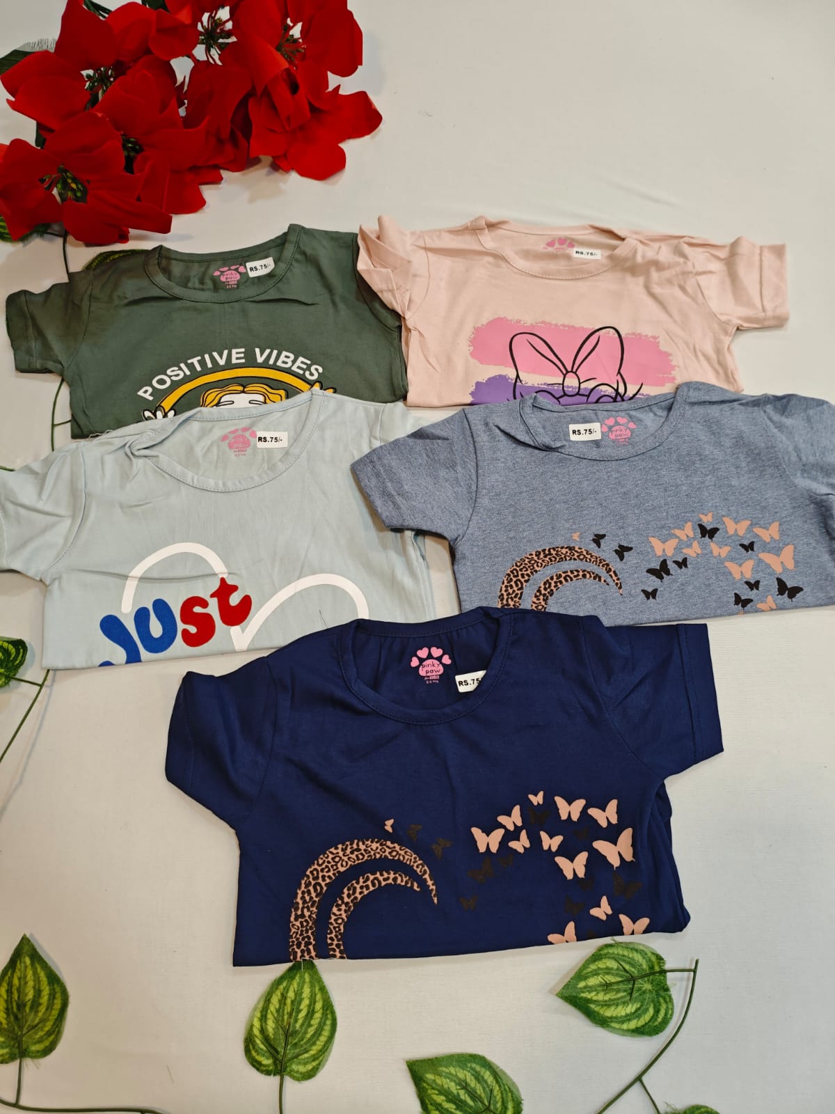5 Girls Tshirt(2Year)