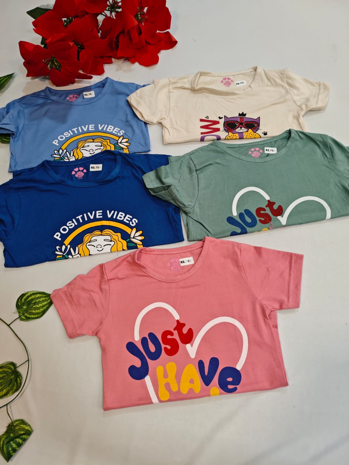 5 Girls Tshirt(3Year)