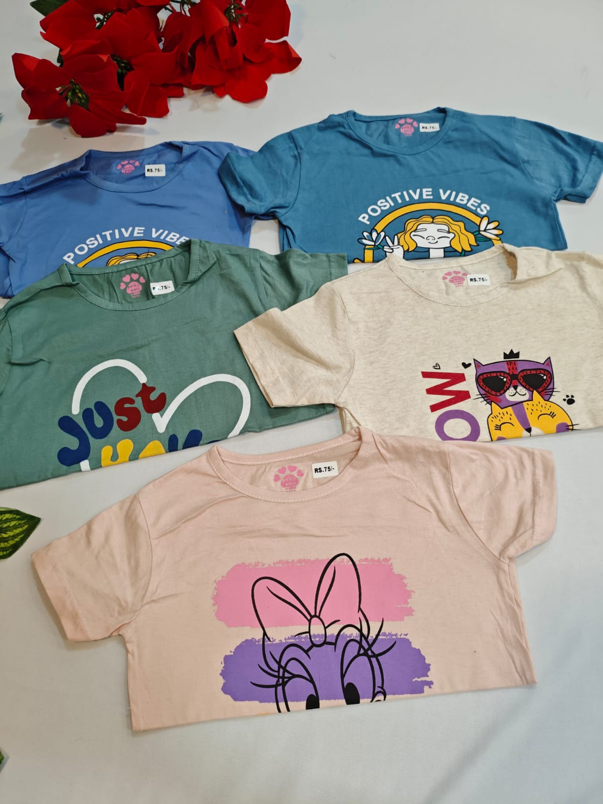 5 Girls Tshirt(3Year)