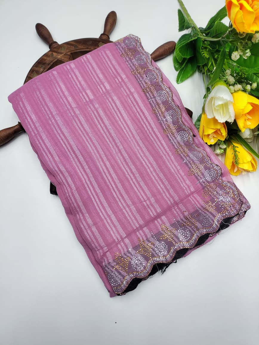 Fendy Space silk(Fancy Saree Diwali Special)