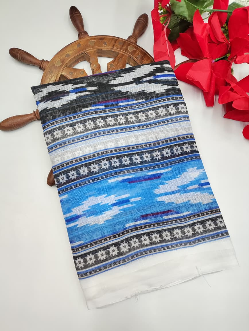 White Leaf Saree WL01